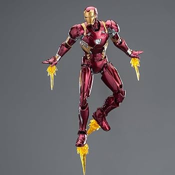 Amazon | Fondjoy 1/12 アイアンマン MK46 可動 機甲 色分け済み